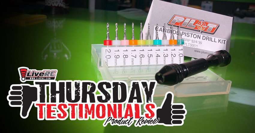 Main Photo: THURSDAY TESTIMONIALS [VIDEO]: Pilot RC Carbide Shock Piston Drill Bit Kit