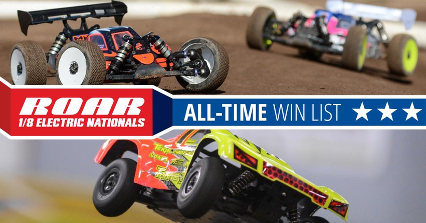 Main Photo: A MOMENT WITH MIKE: ROAR 1/8 Electric Nationals All-Time Win List